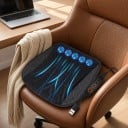 Větraný podsedák na židli i do auta S 5 ventilátory USB napájení 3 stupně ventilace Síťovaný povrch Do kanceláře 6