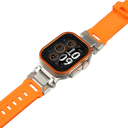 Vetro per Apple Ultra 2 49 mm vetro temperato con telaio in metallo copertura protettiva dello schermo custodia resistente agli urti contro i graffi per Apple Watch 14