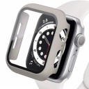 Vetro temperato per Apple Watch 38 mm, cornice protettiva a 360°, custodia rigida per l'intero display per Series 1, 2, 3 6