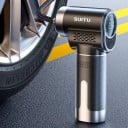 Vezeték nélküli autós kompresszor 150 PSI Tömlő fogóval és LCD kijelzővel 9,4 x 5 x 18 cm USB-C töltés LED világítás Kerékpárhoz és motorhoz 3