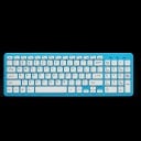 Vezeték nélküli billentyűzet numerikus résszel USB vevő 2,4 GHz Angol QWERTY elrendezés 2x AAA táplálás Méretek: 37 x 12,6 x 2,5 cm 6