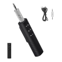 Vezeték nélküli Bluetooth 5.0 audio adapter 3,5 mm-es vevőegység autórádióhoz, otthoni sztereó fejhallgatóhoz, iPhone, Android, mini kihangosító 4