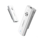 Vezeték nélküli Bluetooth adapter 3,5 mm jack csatlakozású fejhallgatókhoz Hívások fogadása és zenevezérlés Bluetooth 5.0 Hatótávolság 10 m Klipszes 2