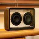 Vezeték nélküli Bluetooth hangszóró Hordozható sztereó zenei doboz háttérvilágítással és érintővezérléssel 16 x 10,5 x 3,5 cm HIFI hangzás 5