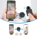 Vezeték nélküli csíptetős mikrofon iPhone-hoz Lightning csatlakozóval, zajszűréssel, 10 órás akkumulátor-üzemidővel, 10 m hatótávolsággal, alkalmazás 3