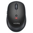 Vezeték nélküli egér Bluetooth és USB vevővel 2,4 GHz számítógéphez és laptophoz 2400 DPI felbontás 6 gomb Táplálás 1x AA elem 1