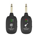 Vezeték nélküli gitárrendszer 13,5 x 4,5 cm UHF 730 MHz 4 csatornás adó és vevő Alacsony késleltetés 4 ms Elektromos gitárhoz, basszusgitárhoz 1