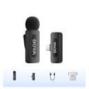Vezeték nélküli hajtókára akasztható mikrofon Androidhoz USB-C csatlakozóval, 10 m hatótávolság, 10 órás akkumulátor-üzemidő, Plug and Play, DSP zajszűrés, mindenirányú hangfelvétel 1
