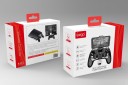 Vezeték nélküli játékvezérlő telefonhoz és PC-hez Kompatibilis PS3-mal Három csatlakozási mód Bluetooth és USB vevő Akkumulátor 380 mAh Üzemidő 12 óra 3