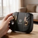 Vezeték nélküli joypad Nintendo Switch 2 11,67 x 6,12 x 5,22 cm 9 RGB világítási móddal és 600 mAh akkumulátorral fekete színben, újratölthető középső 7