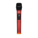Vezeték nélküli mikrofon kijelzővel UHF átvitel DSP chip 6,35 mm-es csatlakozó Cserélhető akkumulátor LCD kijelző Plug and Play mikrofon karaoke-hoz 4