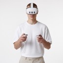 Vezeték nélküli VR headset 512 GB, mindent egyben 4K+ kijelzővel és multifunkcionális vegyes valósággal, két fehér vezérlővel 2