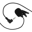 Vezetékes csíptetős mikrofon 3,5 mm-es jack csatlakozóval, 1,1 m-es, mindenirányú, akkumulátormentes felvételkészítő mini mikrofon csipesszel Android 5