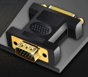VGA a DVI 24+5 adapter DVI kábel csatlakoztatásához VGA porttal rendelkező készülékhez VGA csatlakozó és DVI aljzat Akár 1080p Full HD felbontás PVC 2