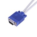 VGA til dobbelt VGA-forbindelseskabel 30 cm 3