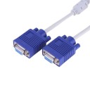 VGA til dobbelt VGA-forbindelseskabel 30 cm 4