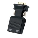 VGA to HDMI Adapter with 3.5 mm Jack Audio Input for Connecting a Computer to a Television or Monitor Powered via USB Dimensions 6.7 x 3.3 x 1.7 cm 5