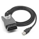 Vgate vLinker FS USB diagnostický kabel OBD2 pro auta Ford a Mazda FORScan HS-CAN a MS-CAN programování FEPS 18 V šedo-černý 4