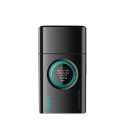 VGR Zsebkés borotva szakállvágóval 9000 ford./perc digitális kijelző USB-C töltés fekete vagy piros szakállformázáshoz 4