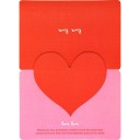 Vianočné a valentínske prianie so srdiečkom Papierové prianie s romantickým motívom Láska a priateľstvo Kreatívne blahoželanie pre každú príležitosť 1