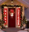 Vianočné závesná dekorácia na dvere 1