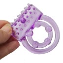 Vibračný škrtiaci krúžok z penového latexu so slotom na vajíčko dvojitý dizajn 5,8 cm diskrétne balenie 5
