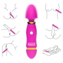 Vibrador ABS impermeable para 2 pilas AAA, diseño compacto, embalaje discreto, fácil de usar y mantenimiento higiénico. 1
