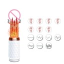 Vibrador aquecido com aparência realista com modos de movimento e vibração com controlo remoto embalagem discreta 2