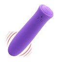 Vibrador mini compacto feito de silicone, discretamente embalado e fácil de transportar, ideal para uso confortável em qualquer lugar 1