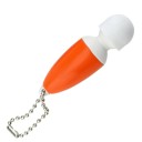 Vibrateur mini extra 6,5 cm en forme de porte-clés Magic Wand dimensions compactes utilisation discrète cadeau amusant facile à utiliser emballage discret 9