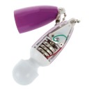 Vibrateur mini extra 6,5 cm en forme de porte-clés Magic Wand dimensions compactes utilisation discrète cadeau amusant facile à utiliser emballage discret 3