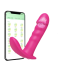 Vibrator cu stimulare duală Bluetooth Vibrator rotativ rezistent la apă cu 9 moduri de vibrație Vibrator cu telecomandă pentru telefon 2