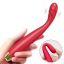 Vibrator din silicon 17,5x2 cm cu cap realist și corp flexibil cu 10 moduri de vibrație și încărcare USB, ambalaj discret 6
