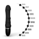Vibrator med realistisk hoved, formet krop og 10 vibrationstilstande. 23x4 cm diskret emballage. 2