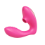 Vibrator vibrator cu presiune dublă de stimulare cu 10 moduri de vibrație și presiune Jucărie sexuală pentru femei 13,8x11,5 cm 4