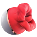 Vibratore Clitorideo Vibratore Impermeabile con 10 Modalità di Vibrazione Stimolatore Clitoride 3 in 1 8 x 7 cm 3