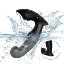 Vibratore in silicone per massaggio e stimolazione della prostata con telecomando forma ergonomica superficie liscia confezione discreta 4