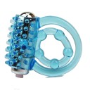 Vibrerende chokering i skumlatex med dobbelt design i æggespalte, 5,8 cm diskret emballage 3