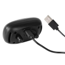 Vibrierendes Hundehalsband gegen Bellen, wiederaufladbar über USB, Ultraschall-Trainingshalsband, Piepton, 7 Stufen, wasserdicht, verstellbar, 22 – 56 cm 2