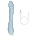 Vibromasseur en silicone 20x3 cm avec tête réaliste de pénis, forme adaptable, 10 modes de vibration, chargement USB Emballage discret 3