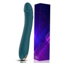Vibromasseur en silicone avec tête réaliste de pénis, forme adaptable, 10 modes de vibration, chargement USB et emballage discret 8