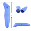 Vibromasseur mini en silicone réversible en forme de dauphin avec un design compact et un emballage discret 3