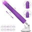 Vibromasseur télescopique 22,5x3,5 cm avec 10 modes de vibration et 10 modes de mouvement contrôlables via une application mobile, chargement USB, emballage discret 3