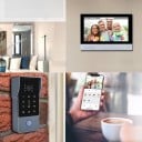 Video interkom set s 7" WiFi monitorem a 1080P HD kamerou, 2vodičový, odemykání kódem a RFID kartou, kovový panel, šedo-bílý, pro dům i byt 3