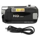 Videokamera Full HD 1080P 16 Mpx s 16x zoomem a otočným 2,4" displejem podpora paměťové karty 32 GB na vlogy i rodinné video 2