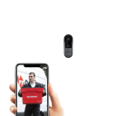 Videoportero de seguridad WiFi 2,4G IP65 a prueba de agua Tuya Smart Life negro timbre inalámbrico con unidad interior para puertas de entrada 3