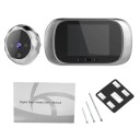 Videozvonek s kukátkem a detekcí pohybu, 2,8palcový LCD displej, 90° objektiv, noční vidění, cyklická paměť, kočičí oko na dveře 3