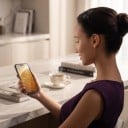 Vidro protetor para Samsung A57 Fumado anti spy Vidro temperado 3 pcs Dureza 9H Imagem HD Instalação fácil Proteção de ecrã de telemóvel 4