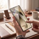Vidro protetor para Samsung Galaxy A17 Resistente a riscos Conjunto de 3 unidades Espessura 0,26 mm Vidro temperado 9H Moldura preta Proteção de ecrã 2