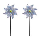 Viento Reflectante Ahuyentador de Aves 24 x 50 cm, Ahuyentador de Viento Brillante de Mylar para la Protección del Jardín, Campos y Espacios Exteriores 6